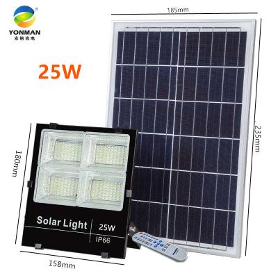 China ROAD/Garden 25W Customs Lead with Motion Sensor Remote Control Solar Flood Light for sale