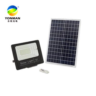 China Garden/Floor/Plazza/Meadow/Garage/Stereet Plus 200W High Lumen With IP67 SKD OEM Remote Control Modern Garden Led Solar Flood Light for sale