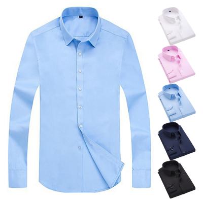 China Masheng Shirts 2021 Viable Men's Business Casual Dress Dropshipping Plus Size 5XL Shirt Party Dress High Quality Mens Dress Shirts for sale