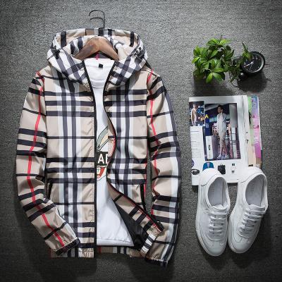 China Masheng Custom Logo Plus Size 2021 New Winter Anorak Jackets Men Plus Size 5XL Hooded New Fashion Windproof Striped Jacket for sale