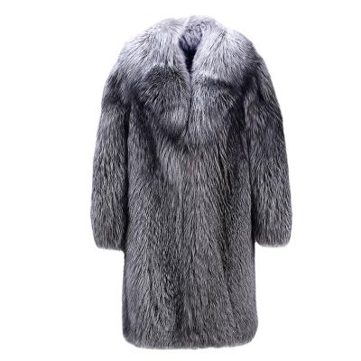 China Wholesale QUICK DRY Warm Hooded Natural Fox Fur Thick Warm Men's Winter Coat Cheap for sale