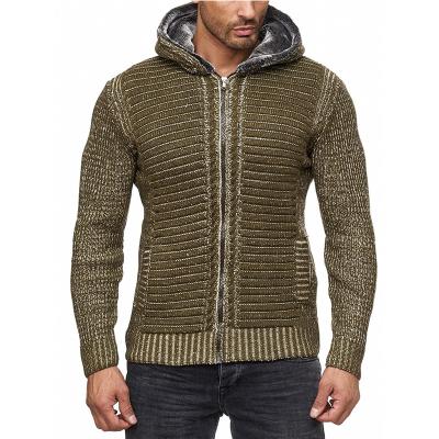 China Mens Sweater Hoodies 2XL 2021 New Fashion Breathable High Quality Acrylic Vintage Zipper Urban Casual Adult Men's Cardigan for sale