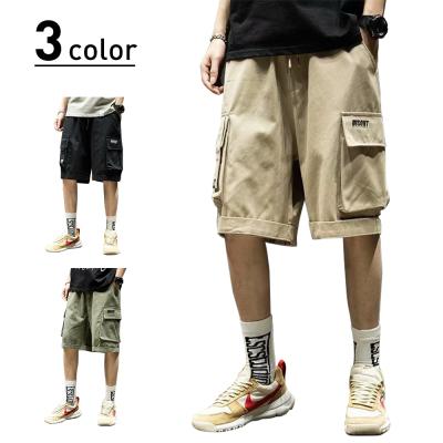 China 2021 Masheng Summer Men's Custom Cargo Wholesale Breathable New Shorts Knee-Length Plus Size 5XL Loose Style Mens Khaki Shorts With Pockets for sale