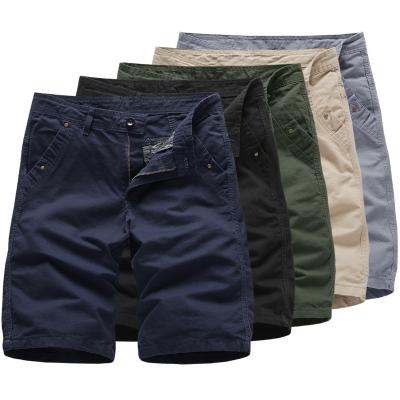 China Breathable 100% Cotton Shorts For Man Cargo Shorts Rising 2021 New Design Army Workout Khaki Training Shorts Men for sale