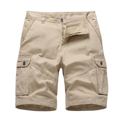 China Latest Breathable Jogger Shorts Mens 100% Cotton High Quality Fashion Pockets Loose Style 2021 Summer Woven Shorts Men for sale