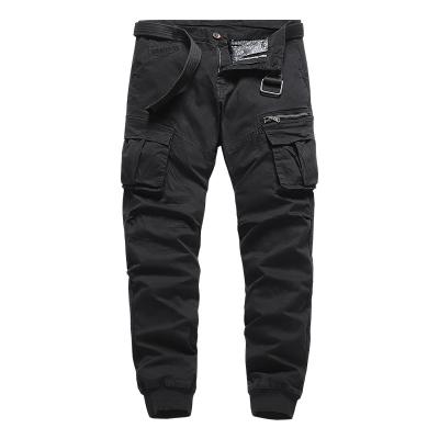 China Men's 98% Cotton Breathable Tactical Trousers Stylish Military Cargo Pants 2021 New Micro-elasticity Six Pockets Trouser Service Men for sale