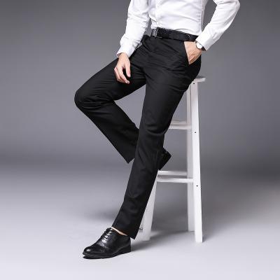 China Anti-wrinkle Men's Formal Pants Slim Type Anti-wrinkle Dropshipping 2021 Ready To Ship Wholesale Men Dress Pants In Tailoring for sale