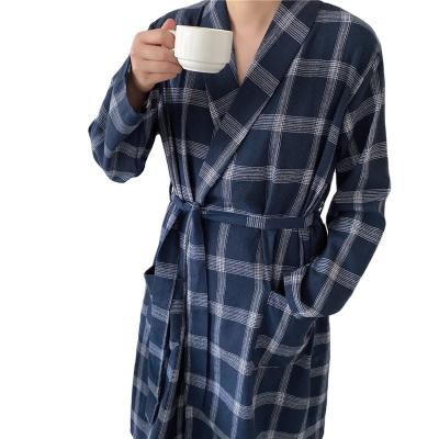 China Breathable robes for men and women long sleeve nightgown couple's service home pajamas set leisure warm comfort two-piece robes men for sale