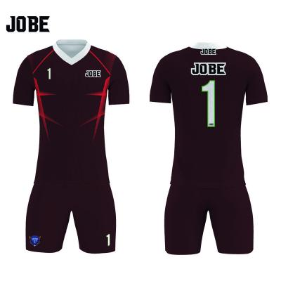 China Wholesale Custom Printing Comfortable Breathable Quick Dry Soccer Wears Football Uniforms Sublimation Design Red And White Tank Top For Teams for sale