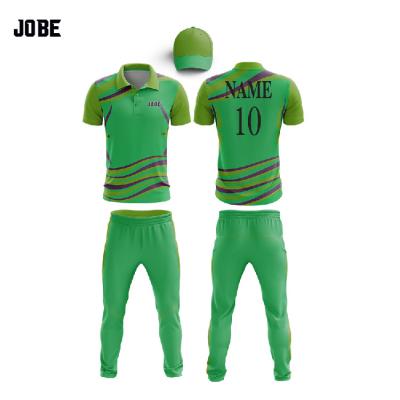 China custom full hand sublimation men team cricket uniform arrow off white cricket singlet accept Customzied size for sale