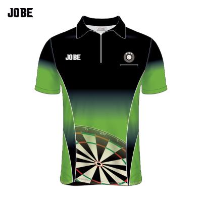 China Hot selling 100%Polyester darts polo shirt wholesale mens sublimation custom dart shirts tank top for dart activities dart shirt for sale