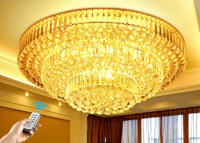 Chine Lampes en cristal modernes de polissage du plafond K9 de 3 couches pour des domaines de Chambre à vendre