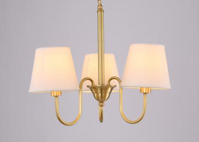 China 3 Brass Large Contemporary Chandeliers Lighting For Study Room for sale