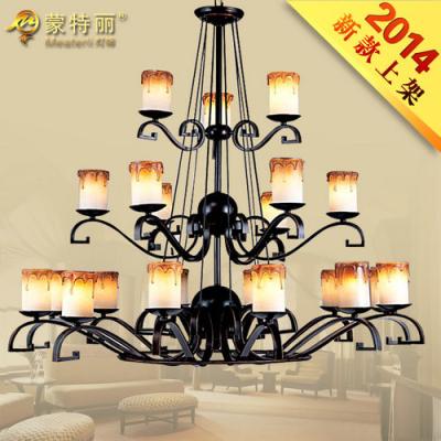 China Decorative Lighting Modern Pendant Large Hotel Chandelier for Lobby / hall / Foyer for sale