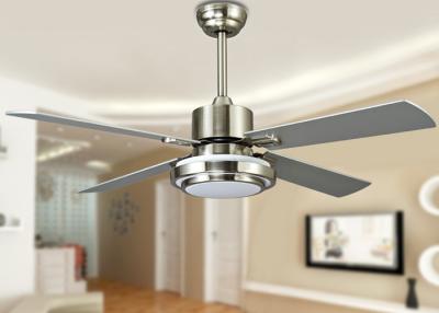 Cina 18W lampade del ventilatore da soffitto a 52 pollici del contemporaneo LED con il nichel della sabbia in vendita