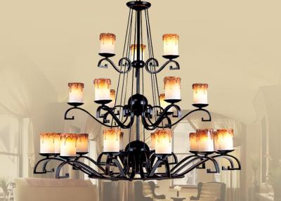 China Candle Traditional Large Hotel Chandeliers for sale