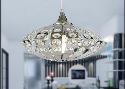 China Modern Stainless Steel K9 Crystal Ring Chandelier UFO Shape 100W for sale