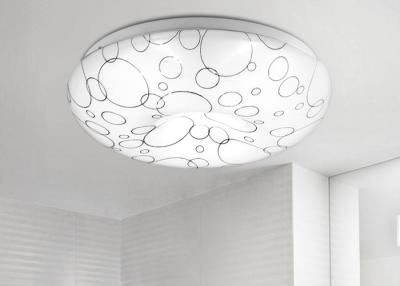 China White 21W Led Acrylic Ceiling Lights With Black Circle Patterns 1800LM for sale