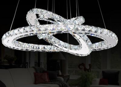 China 58W 3 los círculos 58w de iluminación pendiente contemporáneo llevaron el cristal K9 para las barras en venta