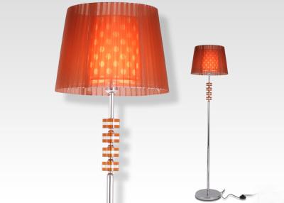 China Orange Funky Contemporary Decorative Floor Lamps / Unique Floor Light for sale