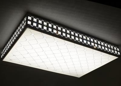 China 64w Modern Rectangle Bright Led Ceiling Lights Crystal Mosaic for sale