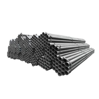 China Liquid pipe ms erw pipe astm a53 grade b black straight seam welded steel tube for sale