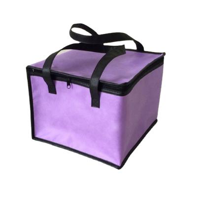 China Large capacity thermal insulation waterproof fabric for cooler bags with logo food pizza delivery bag for sale