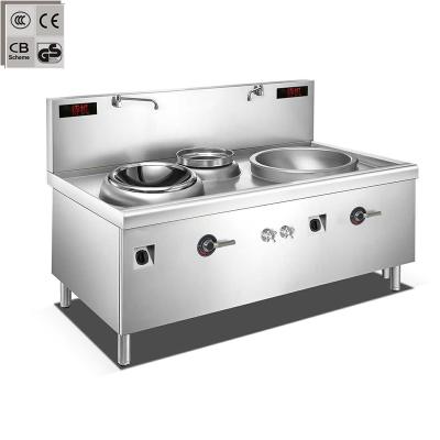 China New hotel kitchen appliances commercial induction cooker with two burner cooker for sale