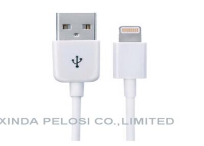 China 5.0 V Apple Original Lightning Cable , 8 Copper Connector Iphone Lightning Cable for sale