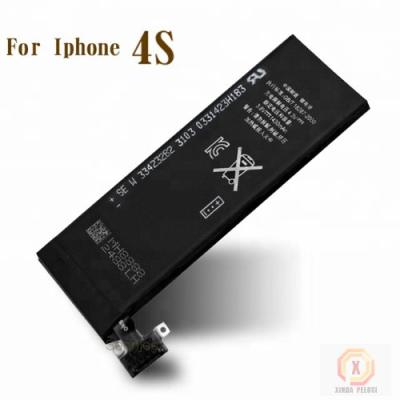 China Apple spare parts Battery For Iphone 4 S AAA Grade 3.8 V 1430 mAh 4S Factory 100% Test 0 cycle OEM Replacement Repair for sale