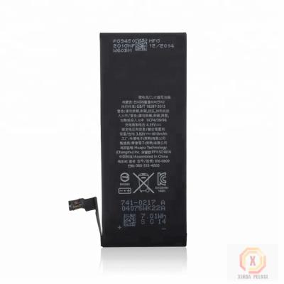 China Apple spare parts Mobile Phone Battery For Iphone 6 AAA Grade 3.8 V 1810 mAh 6G Factory 100% Test 0 cycle OEM for sale