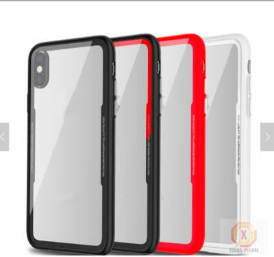 China 2018 Armor Glass Shell Tempered Glass Phone Case For Iphone X  Shockproof Phone Cases for sale