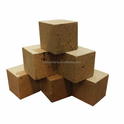 China Single Faced Hot Pressed Wooden Sawdust Pallet Block for sale