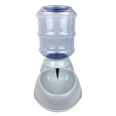 China Sustainable Drinking Cat Food Bowl Fountain Automatic Dog Rolls 5000Ml Durable Gray Mineral Pet Water Bottle Dispenser And Feeder for sale