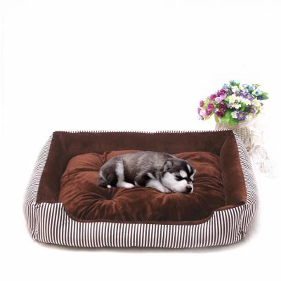 China Stylish Calming High Quality Soft Bed Stocked Cat House Nest Small Pad Loop Warmer Plush Beds Super Shaggy Mat Dogs And Cats For Large Dog for sale