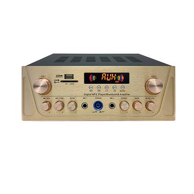 China With BT/USB/FM RST Package 100w Amplifier Gold Panel PA System Volume Control 2 Channel independenl 8set With BT/USB Digital Amplifier for sale