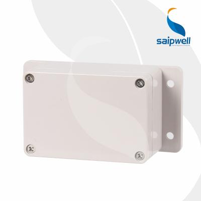 China SAIPWELL/SAIP SP-F4-2R 100*68*50mm Outdoor Electronic Hardware Box ABS Waterproof Terminal Box With Flange for sale