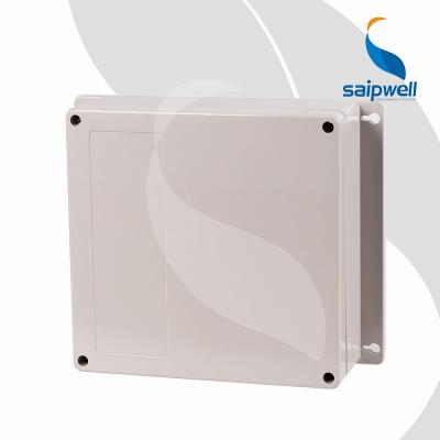 China SAIPWELL SP-F24-2R 192*188*70mm Outdoor Electronic Hardware Box ABS Waterproof Terminal Box With Flange for sale