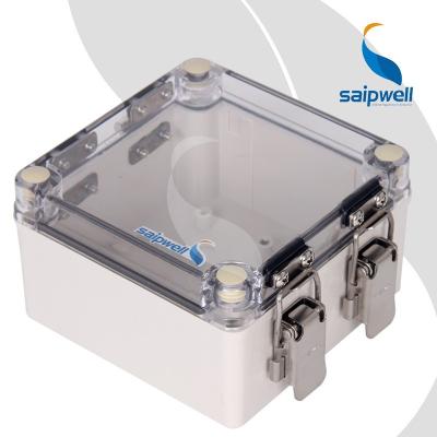 China Saip/Saipwell Clear IP66 Waterproof ABS/PC Electrical Waterproof Box Case Waterproof Junction Box for sale