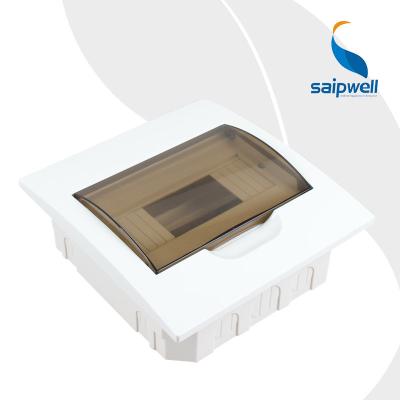 China ABS SAIPWELL TSM Distribution Box Plush / Surface Mounted IP65 Electrical Distribution Box MCB Outdoor Box for sale