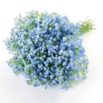 China 2022 Wedding dry preserved flower+Silk Cloth+ Plastic+ Yarn Amazon factory supply best durable babysbreath gypsophila preserved dry flowers baby's breath for sale