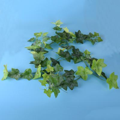 China Silk Cloth Greenery artificial ivy leaf plants vine Plant Hanging Artificial Leaves For Wall Wedding Party Decoration for sale