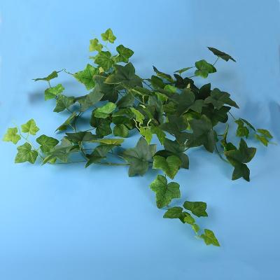 China High Quality Plastic Greenery Silk Ivy Vine Rattan Simulation Cloth+ Artificial Plant Hanging Artificial Leaves For Wall Wedding Party Decoration for sale