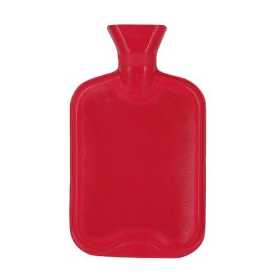 China Printed Cloth Wholesale 0.5L/ 1L/ 1.75L/ 2L Reusable Hot Water Bottle with Knit Cover Rubber Water Bags for Pain Relief Hot and Cold Therapy for sale