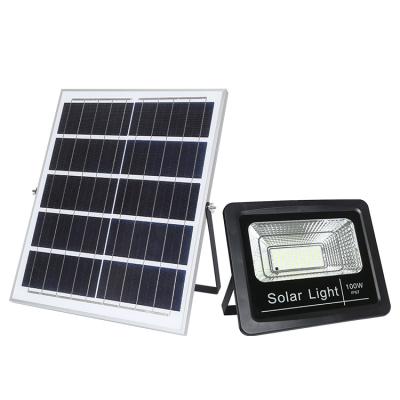 China High quality 3years warranty 50w 100w 200w RGB outdoor colorful solar flood light wholesale control+Timer control light with remote control for sale