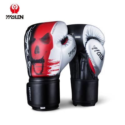 China New High Quality Functional Layers Professional Training PU Leather Boxing Gloves for sale