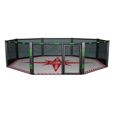 China High Quality Factory Custom Martial Arts Equipment Boxing Ring Floor Octagon Cage Mma Cage 6m*6m/5m*5m for sale