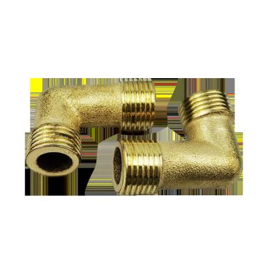 China Modern Gold Plated Connection Connector Bend Stainless Steel Eccentric 90 Degree Part Nipple Series for sale