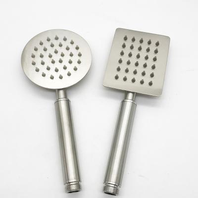 China Modern 201/304 Square Stainless Steel And Round Hand Shower With Different Color Or Plating Coated for sale