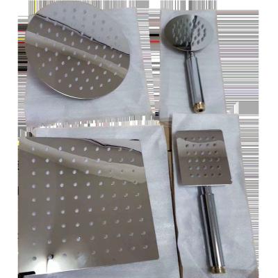 China Modern 201/304 Stainless Steel Mirror Square And Round Shower Can Be Coated With Different Color Or Plating for sale